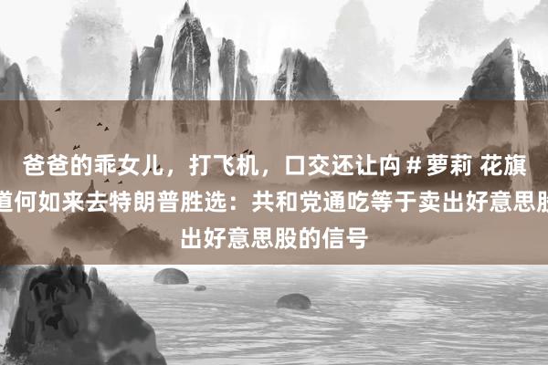 爸爸的乖女儿,打飞机,口交还让禸#萝莉 花旗政策师道何如来去特朗普胜选:共和党通吃等于卖出好意思股的信号