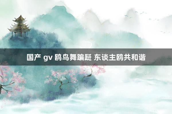 国产 gv 鸥鸟舞蹁跹 东谈主鸥共和谐