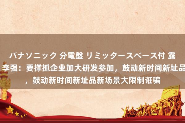 パナソニック 分電盤 リミッタースペース付 露出・半埋込両用形 李强:要撑抓企业加大研发参加,鼓动新时间新址品新场景大限制诳骗