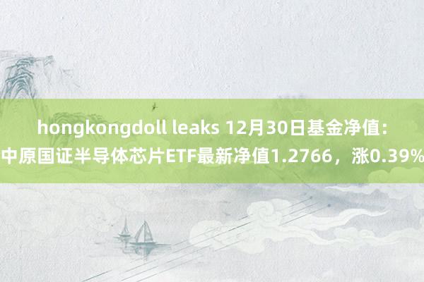 hongkongdoll leaks 12月30日基金净值:中原国证半导体芯片ETF最新净值1.2766,涨0.39%