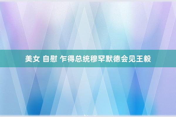 美女 自慰 乍得总统穆罕默德会见王毅