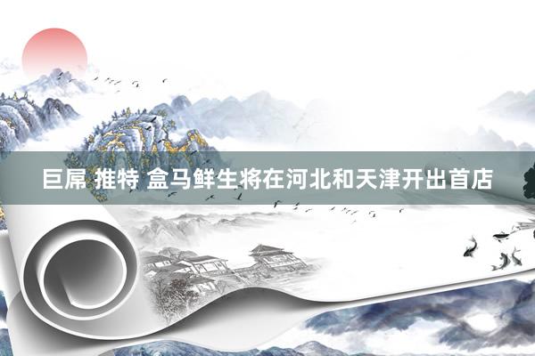巨屌 推特 盒马鲜生将在河北和天津开出首店
