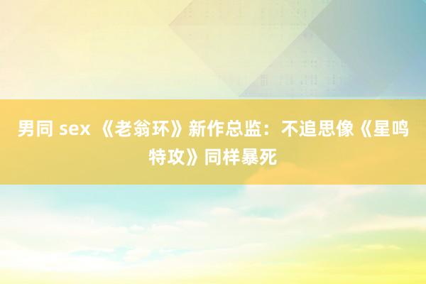 男同 sex 《老翁环》新作总监：不追思像《星鸣特攻》同样暴死